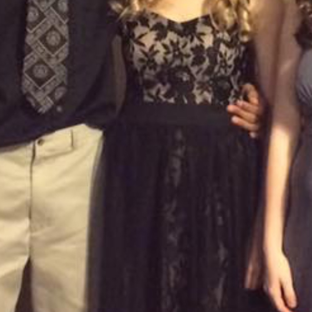 Black Lace Dress - Picture 2 of 2